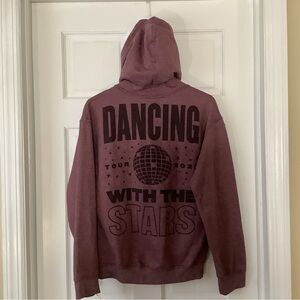 Dancing with the Stars tour 2025 hoodie plum rose color size small